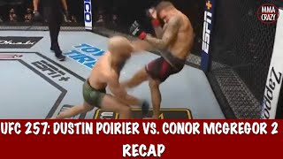 UFC 257 Dustin Poirier vs Conor McGregor 2 Recap [upl. by Ludwog]