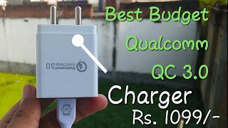 Best amp Cheap Qualcomm Quick Charge 30 Supported Charger Unboxing amp Full Review  Hindi [upl. by Woodson]