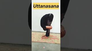 yoga day special 🔥🔥 uttanasana yoga pose uttanasana kese kare🤸 [upl. by Doralin]