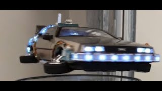 TOY DELOREAN from Back to the Future HOVERS and is pretty nuts [upl. by Herc]