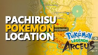 Pachirisu Location Pokemon Legends Arceus [upl. by Bernete]