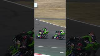 A crowded battle for third 🙌  FRAWorldSBK 🇫🇷 [upl. by Keel102]