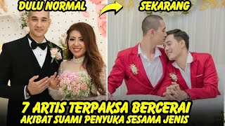 tak disangka 7 artis terpaksa gugat cerai suami karena penyuka sesama jenis [upl. by Lecia]