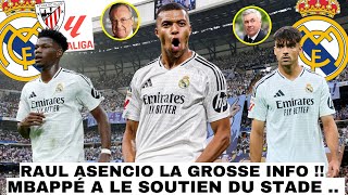 🚨MBAPPÉ SE MET LE BERNABEU DANS LA POCHE  RAUL ASENCIO LE REAL A TRANCHÉ  TRCHOUAMÉNI DE RETOUR ✅ [upl. by Dugas]