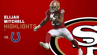 Elijah Mitchells Top Highlights from Week 7  San Francisco 49ers [upl. by Enorel]