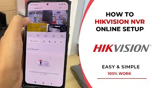 How to Configure Hikvision NVR Online [upl. by Eseeryt]