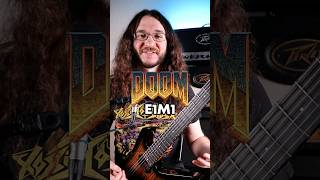 DOOM Theme  E1M1 At Dooms Gate  Guitar Tab  Tutorial by ManP [upl. by Savadove]