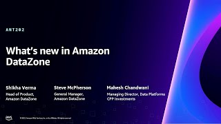 AWS reInvent 2023  What’s new in Amazon DataZone ANT202 [upl. by Palmira332]