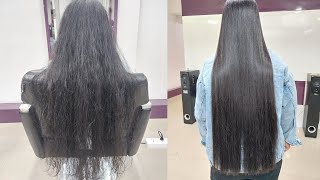 permanent Rebonding treatment permanent hair straightening [upl. by Karleen]