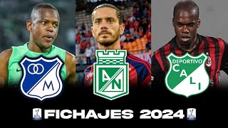 🔥FICHAJES Y SALIDAS LIGA BETPLAY 2024 Fichajes Nacional  Millonarios  Cali  América  Dim junior [upl. by Remsen859]