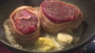 Panseared Baconwrapped Filet Mignon  Bruce Holley [upl. by Floridia]