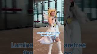 🌸Lumine and Childe at SakuraCon 2024🌸 genshinimpact genshin genshinimpactvideos lumine childe [upl. by Ofloda]