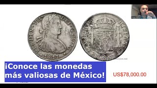 ¡Conoce las monedas más valiosas de México [upl. by Anidam]