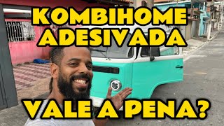 PASSO A PASSO ADESIVANDO A KOMBIHOME motorhome kombihome façavocêmesmo [upl. by Akinwahs604]