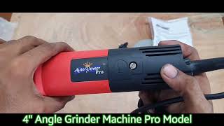 4quot angle grinder machine pro model [upl. by Aynodal]