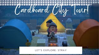 Creepy Cardboard City Tour  Animal Crossing New Horizons [upl. by Childs]