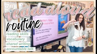 starting a weekly read aloud routine in first grade vocab shared writing accountable talk [upl. by Repip]