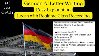 German A1 Schreiben Letters [upl. by Einomrah950]