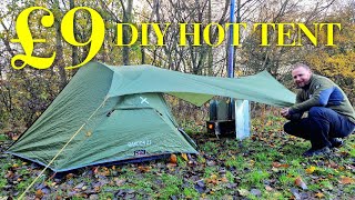 SAVE YOURSELF MONEY Oex Tent amp tarp convention into a winter hot tent [upl. by Adlanor]