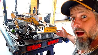 I built a Radio Controlled Gold Mining Excavator Barge  RC ADVENTURES [upl. by Bevus576]