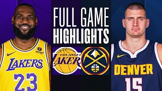 LAKERS at NUGGETS  FULL GAME HIGHLIGHTS  October 24 2023 [upl. by Nachison756]