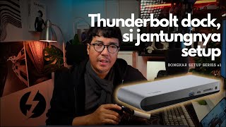 Bongkar setup1 Belkin Thunderbolt Dock desksetup ipad [upl. by Nnylg]