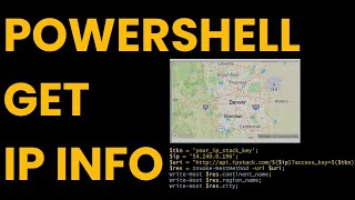 Powershell Get IP INFO [upl. by Rashidi]