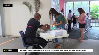 Ce samedi 15 janvier le pass sanitaire pourra être désactivé en cas de schéma vaccinal incomplet [upl. by Hills698]