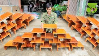 Processing wood into mini Goes to sell at the market  Nông Văn Bình [upl. by Dippold]