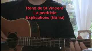 Rond de St Vincent la perdriole explication tuto [upl. by Phillada202]