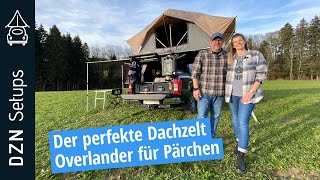 Dachzelt Nissan Navara  Der perfekte Dachzelt Overlander für Pärchen mit Frontrunner Dachzelt [upl. by Daffie]