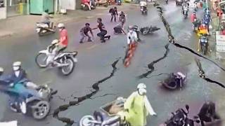 Powerful earthquake in Davao and chinese provinces [upl. by Artinek891]