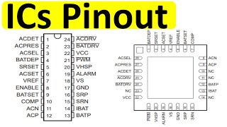 Integrated circuits architecture and pin configuration schematics reading and wiring symbols [upl. by Maurilia]