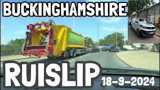 Buckinghamshire Iver Village SL0 to Ruislip HA2 18924 [upl. by Yecaw]