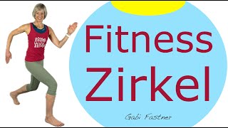 🔘 40 min Fitness  Figur  Zirkel  Fatburner Workout ohne Geräte [upl. by Karena474]