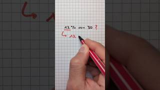 Die Methode klappt IMMER 💪😏 prozente matheerklärt einfacherklärt nachhilfe [upl. by Kamat]