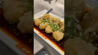 Spicy Wontons in Chilli Sauce youtubeshorts shortsfeed [upl. by Anglim430]