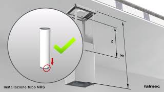 Falmec  Guida all’installazione  Cappe NRS Isola [upl. by Comstock]