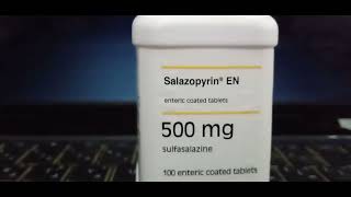 salazopyrine sulfasalazine 500 colon ulcer سلازوبيرين سلفاسالازين٠٠علاج التهابات و تقرحات القولون [upl. by Trofmoc]