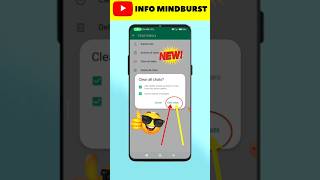 How To Delete WhatsApp Chat History Permanently  Clear All Chats in WhatsApp  shorts trending [upl. by Koressa]