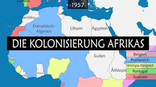 Die Kolonisierung Afrikas  Zusammenfassung auf einer Karte [upl. by Elmore707]