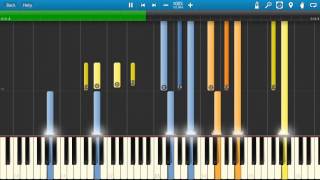 Pink Floyd  Vera Piano Tutorial  How to play  Synthesia Cover [upl. by Eelirol]