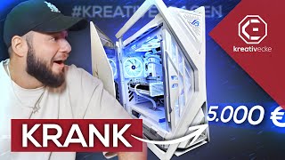 Der NEUE 5000€ GAMING PC von INSCOPE 21 und Bens Hardware Ist das ein GUTER PC KreativeFragen 256 [upl. by Jenei]