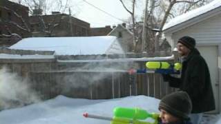 Shooting A Super Soaker in the Cold  Minnesota Cold Part 9 [upl. by Lothair224]