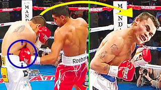 El POTENTE GANCHO al Hígado que le SACO EL AIRE al Chino Maidana vs Amir King Khan [upl. by Chaker550]