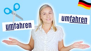 Trennbare und untrennbare Verben einfach erklärt Deutsch lernen A2B2 [upl. by Siul]