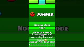 Beated theory of everting blast proccesing and jumper geometrydash [upl. by Hebner]