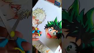 Bakugo y izuku APT drawing apt bakugou izuku bakudeku rose brunomars shorts [upl. by Haeckel555]