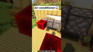 Minecraft how to make Airconditioner😱 shorts [upl. by Sillaw410]