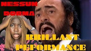 Reacting to Luciano Pavarotti – Nessun Dorma  Incredible Performance [upl. by Eenafets806]